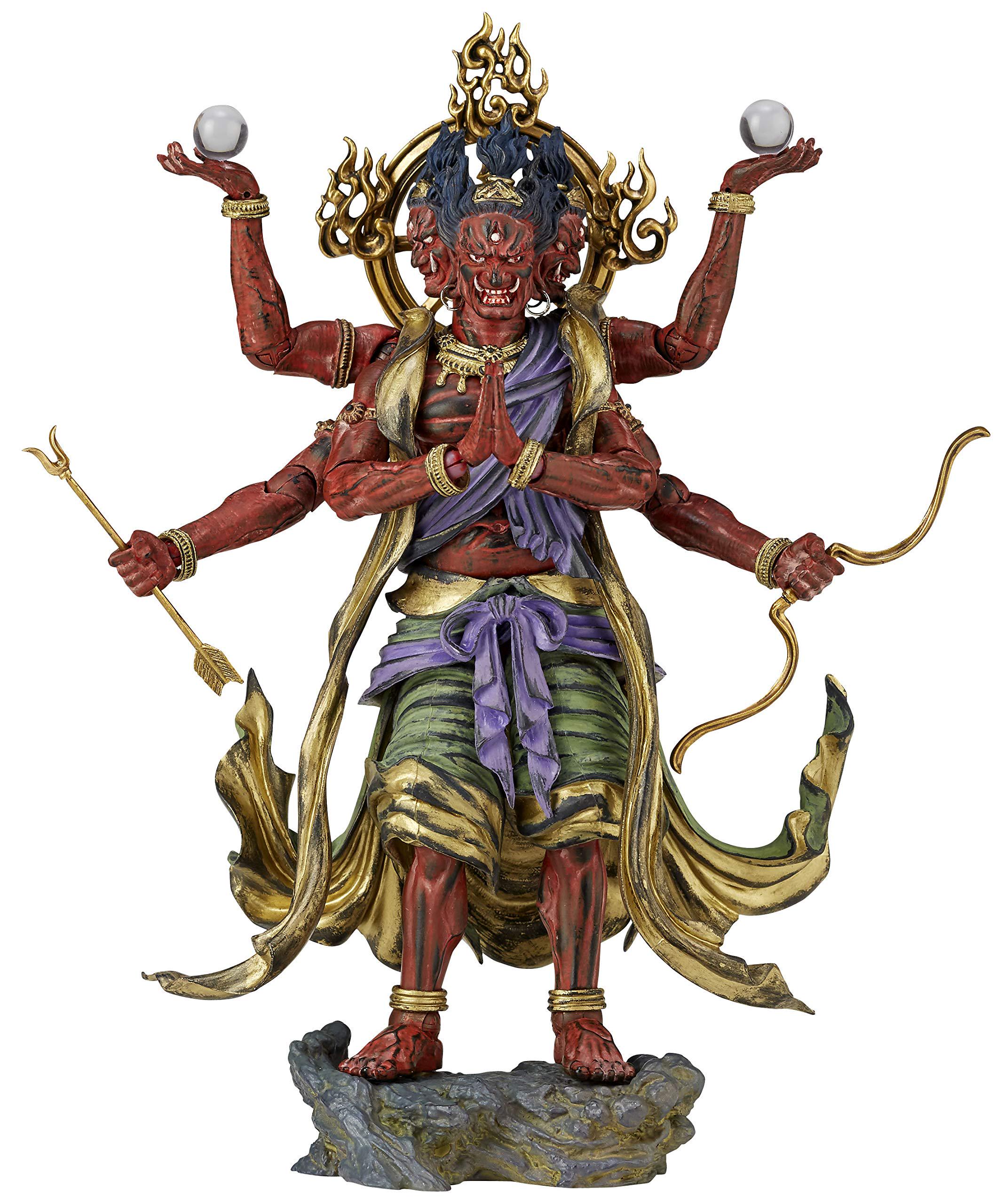 Takeya Shiki Jizai Okidashi Асура Раскрашенная ПВХ и АБС Полная раскрашенная подвижная фигурка